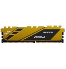 Оперативная память Netac Shadow 8GB DDR4-3600 (PC4-28800) C18 18-22-22-42 1.35V XMP Memory module (DIMM) Yellow