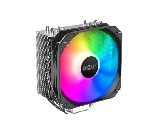 Кулер для процессора PCCooler Paladin 400 ARGB S115X/1200/1700/AM4 (20 шт/кор, TDP 200W, 130mm PWM ARGB FAN, 4 тепловые трубки 6мм, 800-1600RPM, 18-28,6dBa)