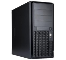 Корпус серверный Midi Tower InWin PE689 Black USB3.0*2+A(HD)+fron fan 120mm*1+rear fan 120mm*1+ 2*2SATA+1*1SATA+Intrusion Switch/ holes for SL20” ATX RACKMOUNT*(без блока питания)