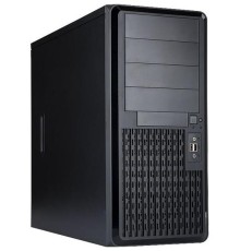 Корпус серверный Midi Tower InWin PE689 Black USB3.0*2+A(HD)+fron fan 120mm*1+rear fan 120mm*1+ 2*2SATA+1*1SATA+Intrusion Switch/ holes for SL20” ATX RACKMOUNT*(без блока питания)