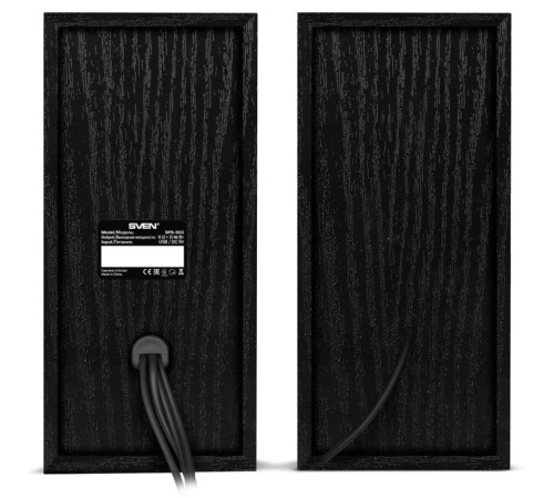 SVEN SPS-603, чёрный, акустическая система 2.0, USB, мощность 2x3 Вт(RMS) SVEN SPS-603, чёрный, акустическая система 2.0, USB, мощность 2x3 Вт(RMS)