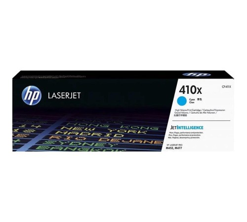 Тонер-картридж/ HP 410X High Yield Cyan Original LaserJet Toner Cartridge Тонер-картридж/ HP 410X High Yield Cyan Original LaserJet Toner Cartridge