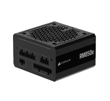 Блоки питания/ Power Supply Corsair RM850e, Model RPS0216, 850W 80+ Gold (ATX, 3.1, PCIe 5.1, Full modular, 1x24(20+4)pin, 2xEPS/ATX 12V 8-pin (4+4), 1x12V-2x6(12+4)pin, 2x12V-2x6 to Dual 8-Pin(6+2), 1xPCIe 8-Pin(6+2), 4xSATA (4 Straight SATA), 4xSATA / P