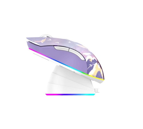 Мышь игровая беспроводная Dareu EM901X Dream (фиолетовый, серия "Dream"), DPI 400/800/1600/3200/6400/12000, подключение: проводное+2.4GHz, подсветка RGB, с зарядной станцией, встроенный аккумулятор 930mAh, размер 124x67x39мм (Вскрытая упаковка) Мышь игровая беспроводная Dareu EM901X Dream (фиолетовый, серия "Dream"), DPI 400/800/1600/3200/6400/12000, подключение: проводное+2.4GHz, подсветка RGB, с зарядной станцией, встроенный аккумулятор 930mAh, размер 124x67x39мм (Вскрытая упаковка)