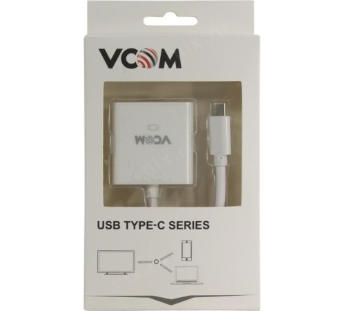 Кабель-адаптер/ Кабель-адаптер USB 3.1 Type-Cm --> HDMI A(f)  , 10Gbps , 0,15m VCOM <CU423>