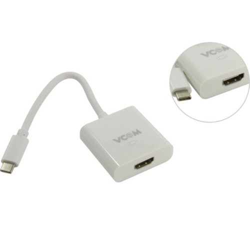 Кабель-адаптер/ Кабель-адаптер USB 3.1 Type-Cm --> HDMI A(f)  , 10Gbps , 0,15m VCOM <CU423>