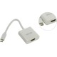 Кабель-адаптер/ Кабель-адаптер USB 3.1 Type-Cm --> HDMI A(f)  , 10Gbps , 0,15m VCOM <CU423>