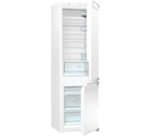 Встраиваемые холодильники GORENJE/ 177.2x54x54.5, объем камер 189+71 л, FrostLess, А+, морозильная камера снизу