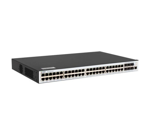 Коммутатор SNR Управляемый коммутатор уровня 2+, 48 портов 10/100/1000Base-T, 6 портов 1/10G SFP+ (существенное повреждение коробки)