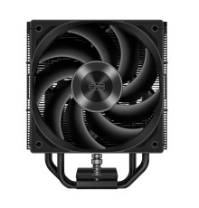 Кулер для процессора/ CPU Cooler PCCooler RZ400 V2 BK (230W, 4-pin PWM, 155mm, Al/Cu, 4x6mm, 1x120mm, 86.73CFM, 32dBA, 2200RPM, S: 1851/1700/1200/115X, AM5/AM4, black)