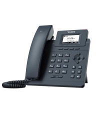 IP Телефон YEALINK SIP-T30P,  1 аккаунт, 2.3" LCD-экран 132х64, PoE, шт. БП в комплекте