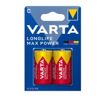 Батарейка/ Батарейка Varta LONGLIFE MAX POWER (MAX TECH) LR14 C BL2 Alkaline 1.5V (4714) (2/20/200) (2 шт.)