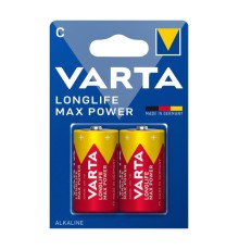 Батарейка/ Батарейка Varta LONGLIFE MAX POWER (MAX TECH) LR14 C BL2 Alkaline 1.5V (4714) (2/20/200) (2 шт.)