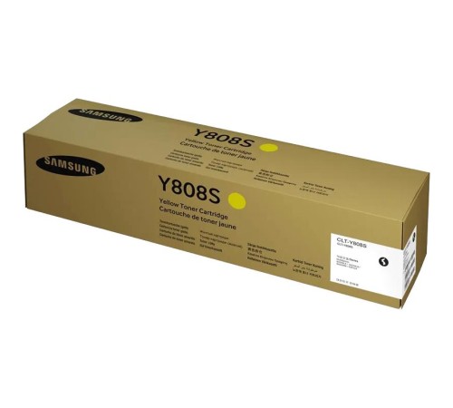 Тонер-картридж Тонер-картридж/ Samsung CLT-Y808S Yellow Toner Cartridge Тонер-картридж Тонер-картридж/ Samsung CLT-Y808S Yellow Toner Cartridge