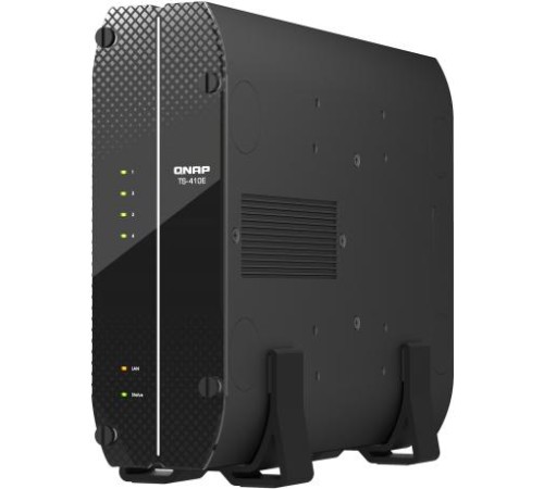 Сетевое хранилище без дисков/ SMB QNAP TS-410E-8G NAS fanless 4 2.5 SSD trays. Intel Celeron J6412 4-core 2.0-2.6 GHz, 8 GB RAM (max), 2x2.5 GbE, 4xUSB 3.2 Gen 2 (10Gbps),1xHDMI Сетевое хранилище без дисков/ SMB QNAP TS-410E-8G NAS fanless 4 2.5 SSD trays. Intel Celeron J6412 4-core 2.0-2.6 GHz, 8 GB RAM (max), 2x2.5 GbE, 4xUSB 3.2 Gen 2 (10Gbps),1xHDMI