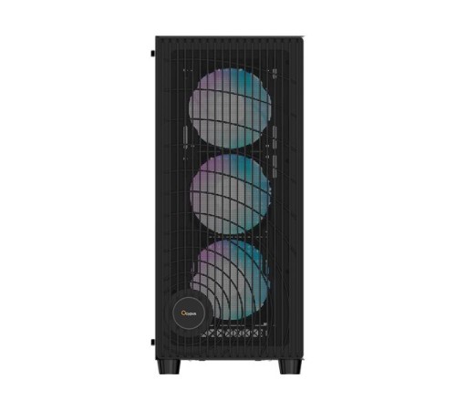 Корпус Ocypus Gamma C70 BK ARGB, ATX, USB3.0*1+USB2.0*1, FRONT 3x120mm ARGB, REAR 1x120mm ARGB (потертости, нет магнитной сетки сверху)