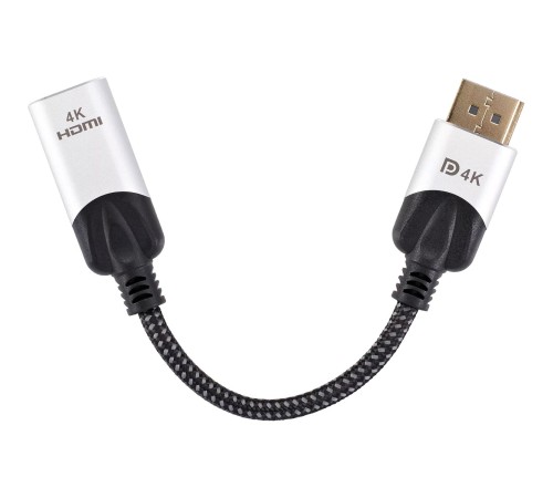 Адаптер/ Адаптер DisplayPort(M) ---> HDMI(F) 0.15m 4K@60Hz VCOM <CG621M-0.15> Адаптер/ Адаптер DisplayPort(M) ---> HDMI(F) 0.15m 4K@60Hz VCOM <CG621M-0.15>