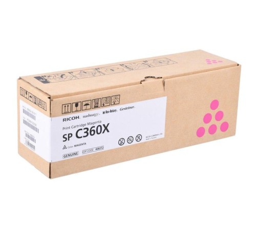 Принт-картридж малиновый, тип SP C360X (9K, только для МФУ) Print Cartridge Magenta SP C360X (9K)