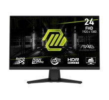 Монитор MSI MAG 244F 23,8" 16:9 FHD(1920x1080) Rapid IPS Flat,0,5ms(GTG),1000:1,100M:1,300nits,178/178,1xHDMI 2.0,1xDP 1.2, Tilt,VESA,200HZ,Black,1y war-ty