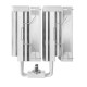 Кулер для процессора DEEPCOOL AG620 WH ARGB V2 LGA20XX/1700/1200/115X/AM5/AM4 (9шт/кор, TDP 260W, PWM, ARGB DUAL Fan 120mm, 6 тепл. трубок, белый) RET (R-AG620-WHAMMN-GJD)