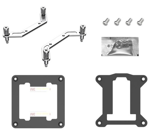 Кулер для процессора ID-COOLING IS-28i BLACK LGA1851/1700/1200/115X низкопрофильный высота 28mm (48шт/кор, TDP 65W, PWM, 2 тепл.трубки, медная база, FAN 92mm) BOX