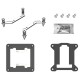 Кулер для процессора ID-COOLING IS-28i BLACK LGA1851/1700/1200/115X низкопрофильный высота 28mm (48шт/кор, TDP 65W, PWM, 2 тепл.трубки, медная база, FAN 92mm) BOX