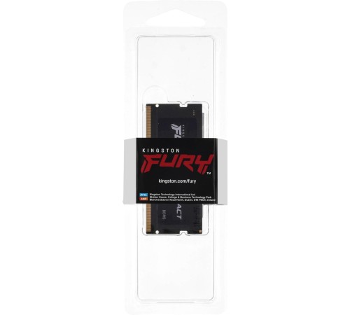 Память оперативная/ Kingston 8GB 4800MT/s DDR5 CL38 SODIMM FURY Impact PnP Память оперативная/ Kingston 8GB 4800MT/s DDR5 CL38 SODIMM FURY Impact PnP