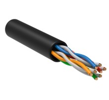 ITK Витая пара U/UTP 5E 4х2х24AWG LDPE черный (305м) РФ/С