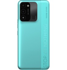 KG5n SPARK 8C 64 Turq Cyan, 6.52" Asahi Glass, 20:9, 1612 x 720 пикселей, 1.6GHz,  8 Core (Unisoc T606), 4GB RAM, 64GB, up to 256GB flash, 13Mpix+QVGA/8Mpix, 2 Sim, 4G, BT v5.0, WiFi 802.11 b/g/n, GPS/AGPS, GLONASS,NFC, Micro-USB, 5000mAh, Android 11