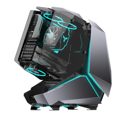 Корпус без блока питания/ Case JONSBO MOD-5, Full-Tower, TG, no fans, 2xUSB-A 3.0 + 1xUSB-C 3.2, ATX, mATX, mITX Gray