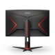 Монитор игровой 27'' 16:9 1920х1080(FHD) VA, Curved, 240 Hz, 300 cd/m2, 3000:1, 80M:1, 1ms, 2xHDMI, DP, USB-Hub, Height adj, Tilt, Swivel, Speakers, Black+Cherry