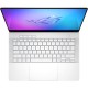 Ноутбук/ ASUS ROG Zephyrus G14 GA403WR-QS105 14"(2880x1800 OLED 120Hz)/AMD Ryzen AI 9 HX 370(2Ghz)/32768Mb/1024PCISSDGb/noDVD/Ext:NVIDIA GeForce RTX 5070 Ti(12288Mb)/Cam/BT/WiFi/73WHr/war 1y/1.57kg/Platinum White/DOS + +чехол