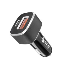 GCR Автомобильное зарядное устройство на 2 USB порта [AF+TypeC], QuckCharge 3.0 + Power Delivery 18W, GCR-52281