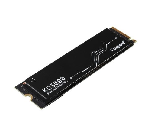 Твердотельный накопитель Kingston SSD 4TB KC3000 M.2 2280 PCIe 4.0 x4 NVMe R7000/W7000MB/s 3D TLC MTBF 2M 3,2PBW Retail 1 year Твердотельный накопитель Kingston SSD 4TB KC3000 M.2 2280 PCIe 4.0 x4 NVMe R7000/W7000MB/s 3D TLC MTBF 2M 3,2PBW Retail 1 year
