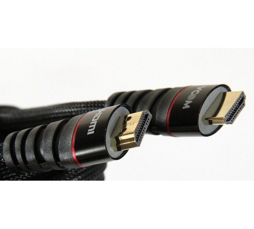 Кабель/ Кабель HDMI 19M/M ver. 2.0 черные коннекторы, 1.8m VCOM <CG526S-B-1.8M> Blister