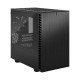 Корпус ПК без блока питания/ Case Fractal Design Define 7 Nano TG Light Tint, Mini-Tower, 1x120mm + 1x140mm, 2xUSB-A 2.0 + 2xUSB-A 3.2 + 1xUSB 3.2 Type-C mITX, mDTX Black