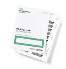 Набор наклеек HPE Ultrium8 30 Tb bar code label pack (100 data + 10 cleaning) for Q2078A (for libraries & autoloaders)