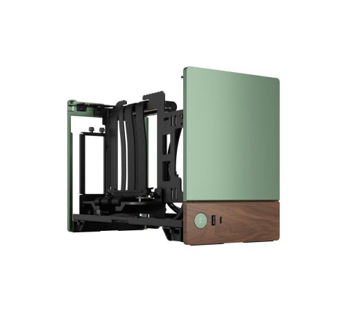 Корпус без блока питания/ Case Fractal Design Terra, Mini-Tower, no fans, 1xUSB-A 3.0 + 1xUSB 3.2 Type-C, SFX PSU Support, mITX Jade