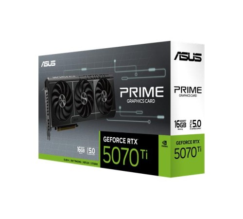 Видеокарта ASUS PRIME-RTX5070TI-16G//RTX5070TI,HDMI*1,DP*3,16G,D7; 90YV0MF1-M0NA00 Видеокарта ASUS PRIME-RTX5070TI-16G//RTX5070TI,HDMI*1,DP*3,16G,D7; 90YV0MF1-M0NA00