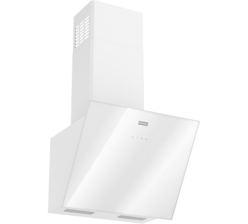 Вытяжка Franke/ Best, Вытяжка наклонная LENS 60 WH, 60 см, 1000 м3/ч, сенсорное управление, LED освещение, 62 дБ, Угольный фильтр Ф-09 (опция), Основной цвет белый, Фальштруба белый цвет