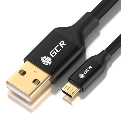 Greenconnect Кабель 3A 1.0m USB 2.0 для Samsung, GOLD, ОS Android, AM/microB 5pin, черный, AL корпус черный, черный ПВХ, 28/22 AWG, поддержка функции быстрой зарядки, GCR-51179 Greenconnect Кабель 3A 1.0m USB 2.0 для Samsung, GOLD, ОS Android, AM/microB 5pin, черный, AL корпус черный, черный ПВХ, 28/22 AWG, поддержка функции быстрой зарядки, GCR-51179