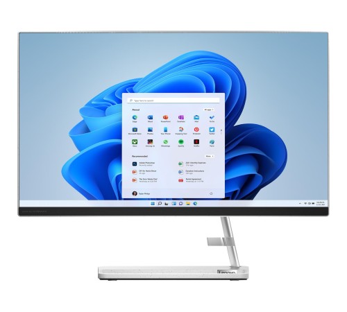 Моноблок/ Lenovo IdeaCentre AIO 3 24IAP7   23.8"(1920x1080 IPS)/Intel Core i3 1215U(1.2Ghz)/8192Mb/512SSDGb/noDVD/Int:Intel UHD Graphics/Cam/BT/WiFi/war 1y/7.03kg/white/noOS + RU kbd, mouse WL