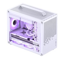 Корпус без блока питания/ Case JONSBO Z20, Mini-Tower, TG, no fan, 1xUSB-A 3.2 + 1xUSB-C 3.2, mATX, mITX White