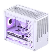 Корпус без блока питания/ Case JONSBO Z20, Mini-Tower, TG, no fan, 1xUSB-A 3.2 + 1xUSB-C 3.2, mATX, mITX White