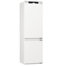 Встраиваемый холодильник Gorenje/ Встраиваемый холодильник Gorenje, полезный объем 243 л, электронное управление, цифровой дисплей, NoFrost Dual, Multiflow 360, LED освещение, слайдерное крепление, инверторный компрессор, энергоэффективность А+, уровень ш
