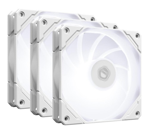 Кулер для корпуса/ Case Cooler ID-COOLING TF-12025-PRO SW TRIO (120x120x25mm, 4-pin PWM, 70CFM, 28.9dBA, 1500RPM, White, 3pcs) Кулер для корпуса/ Case Cooler ID-COOLING TF-12025-PRO SW TRIO (120x120x25mm, 4-pin PWM, 70CFM, 28.9dBA, 1500RPM, White, 3pcs)