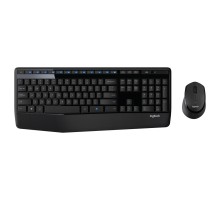 Комплект (клавиатура + мышь)/ Logitech Wireless Desktop MK345 Combo Black Retail