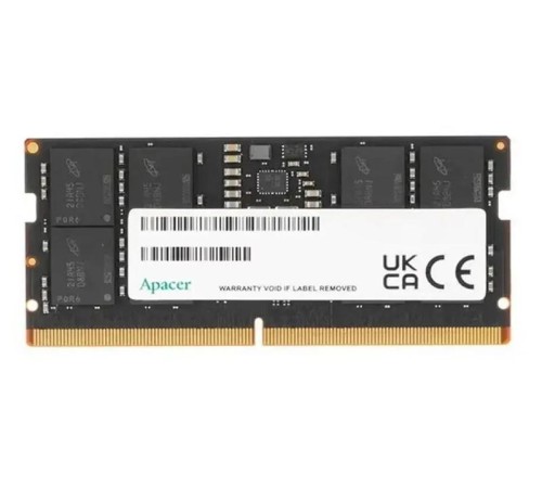 Оперативная память Apacer  DDR5  8GB  5600MHz SO-DIMM CL46 1.1V (Retail) 1024*8  3 years (AS08GHB56CVDBGH/FS.08G2C.RKH)