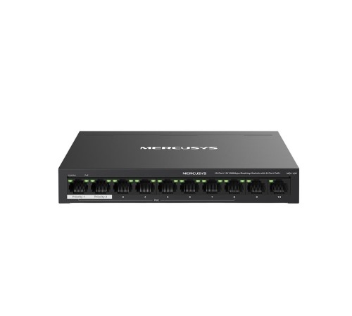 Коммутатор/ 10-Port 10/100Mbps Desktop Switch with 8-Port PoE+ Коммутатор/ 10-Port 10/100Mbps Desktop Switch with 8-Port PoE+