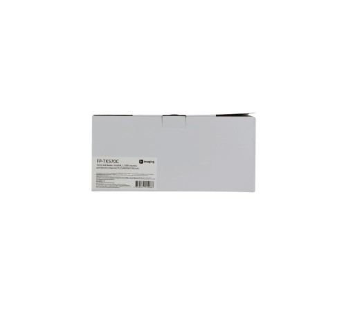 Тонер-картридж F+ imaging, голубой, 12 000 страниц, для Kyocera моделей FS-C5400DN/P7035cdn (аналог TK-570C /1T02HGCEU0), FP-TK570C